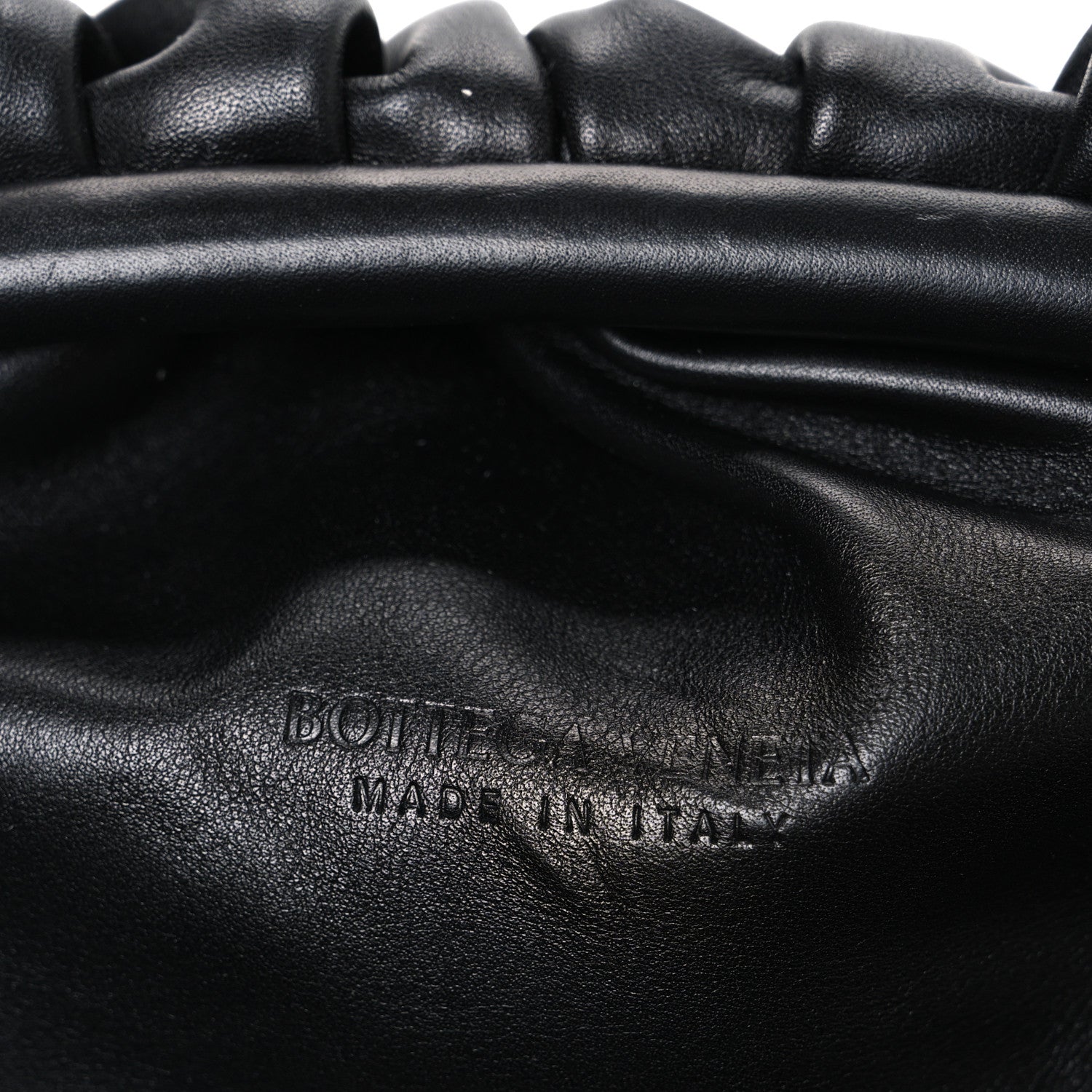 Bottega Veneta Smooth Butter Calf The Pouch Oversized Clutch Black 6 of 11