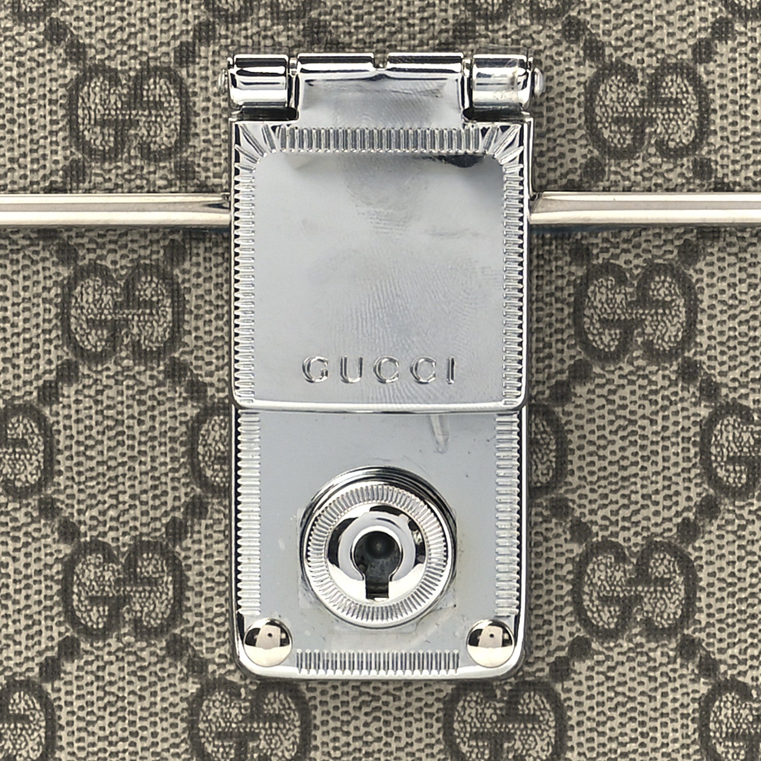 Gucci GG Supreme Monogram Globe-Trotter Beauty Case Brown 7 of 10