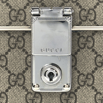 Gucci GG Supreme Monogram Globe-Trotter Beauty Case Brown 7 of 10