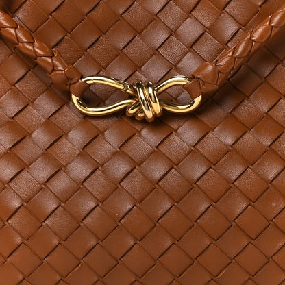 Bottega Veneta Nappa Intrecciato Medium Andiamo Shoulder Bag Cognac 12 of 14