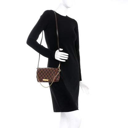 Louis Vuitton Damier Ebene Favorite PM 2 of 8