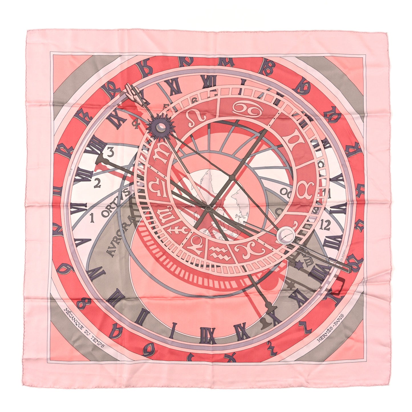 Silk Mecanique Du Temps Scarf 90