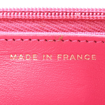 Chanel Caviar Quilted Wallet On Chain WOC Fuchsia 7 of 11