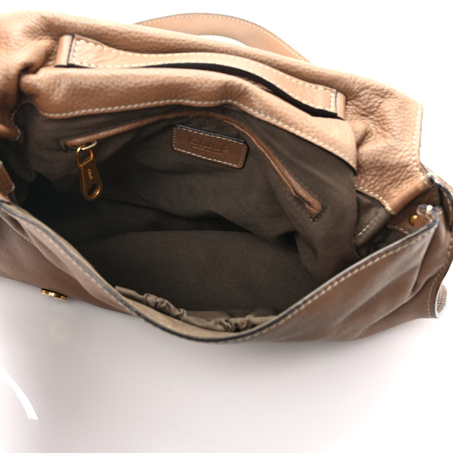 Chloe Calfskin Medium Marcie Top Handle Bag Nut 4 of 11