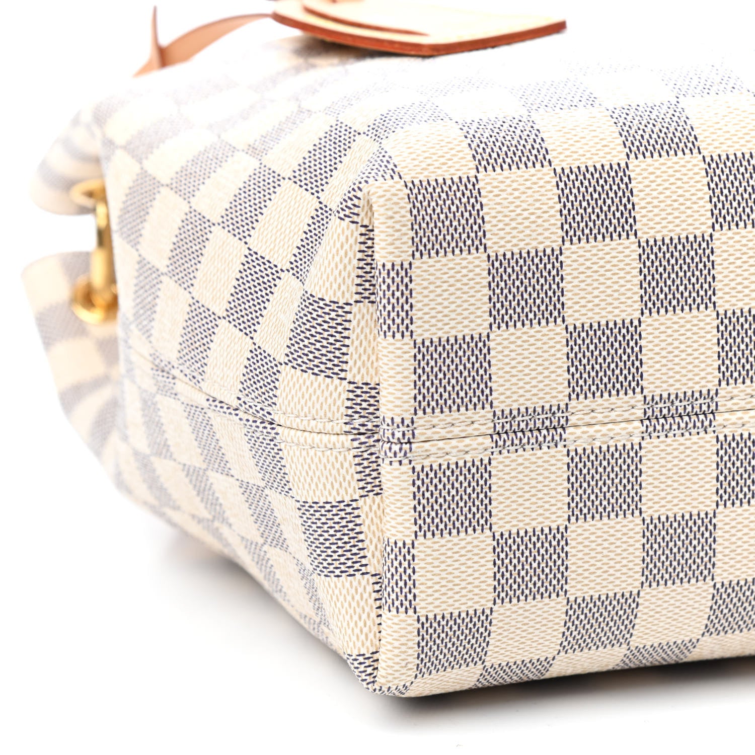 Louis Vuitton Damier Azur Graceful PM Rose Ballerine 9 of 10