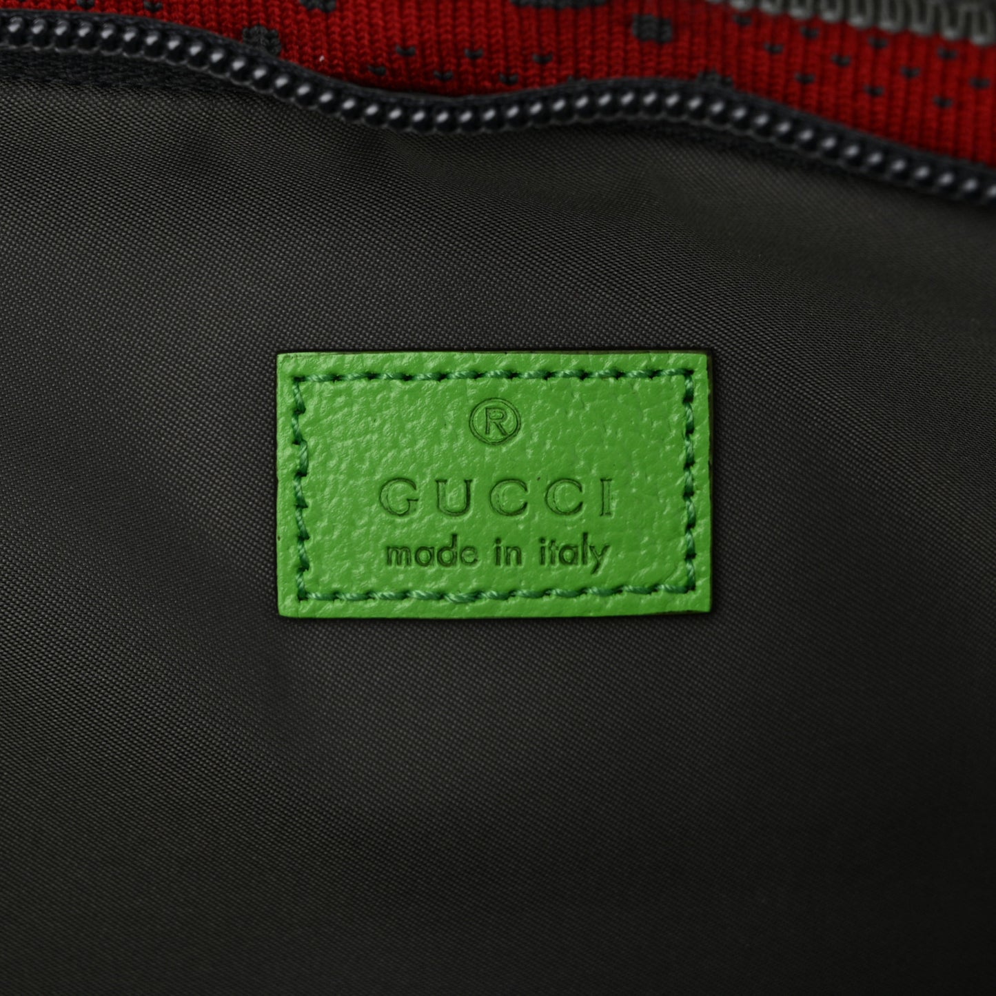 Jersey GG Monogram All Over Sporty Belt Bag Red Multicolor