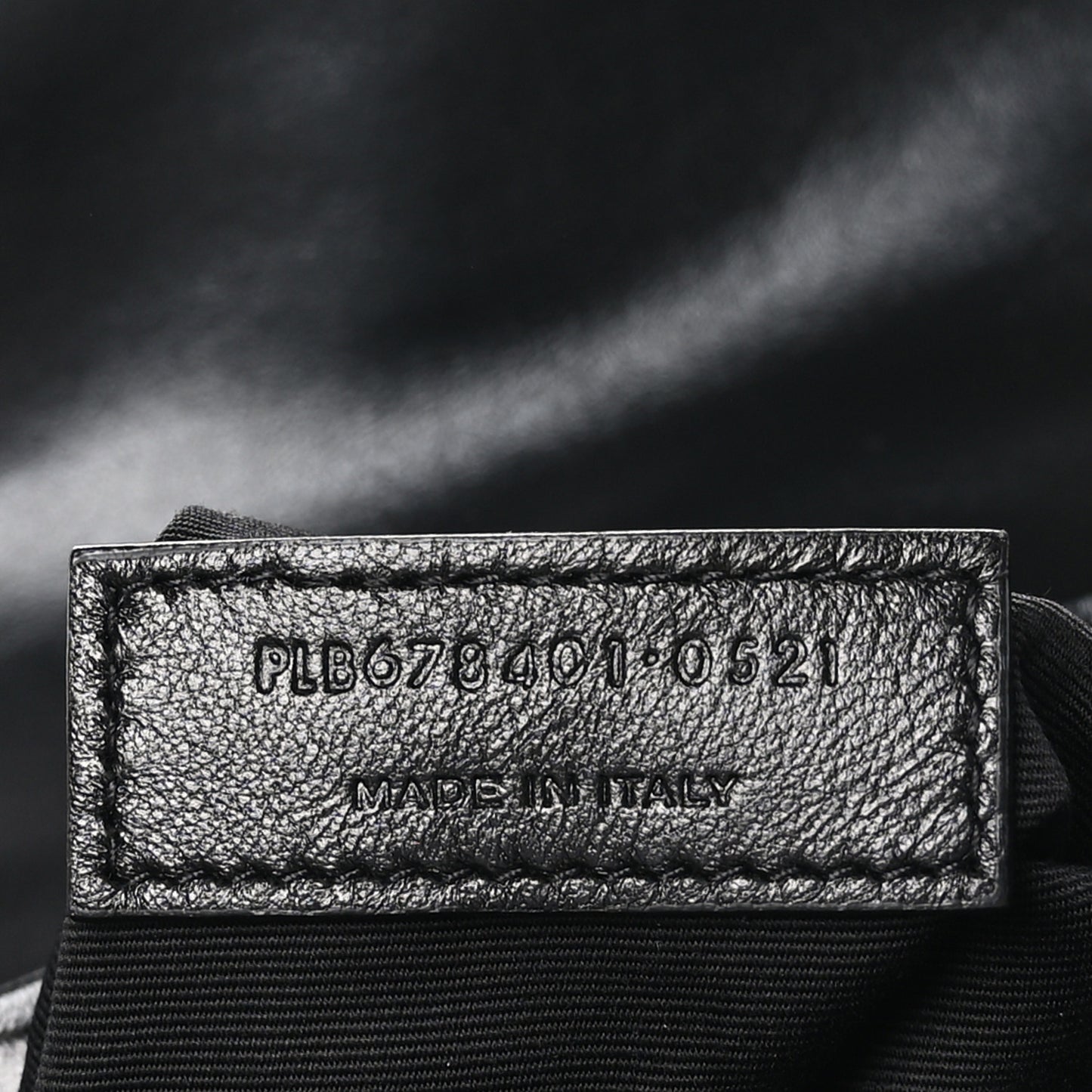 Calfskin Y Quilted Monogram Monochrome Toy Loulou Crossbody Bag Black
