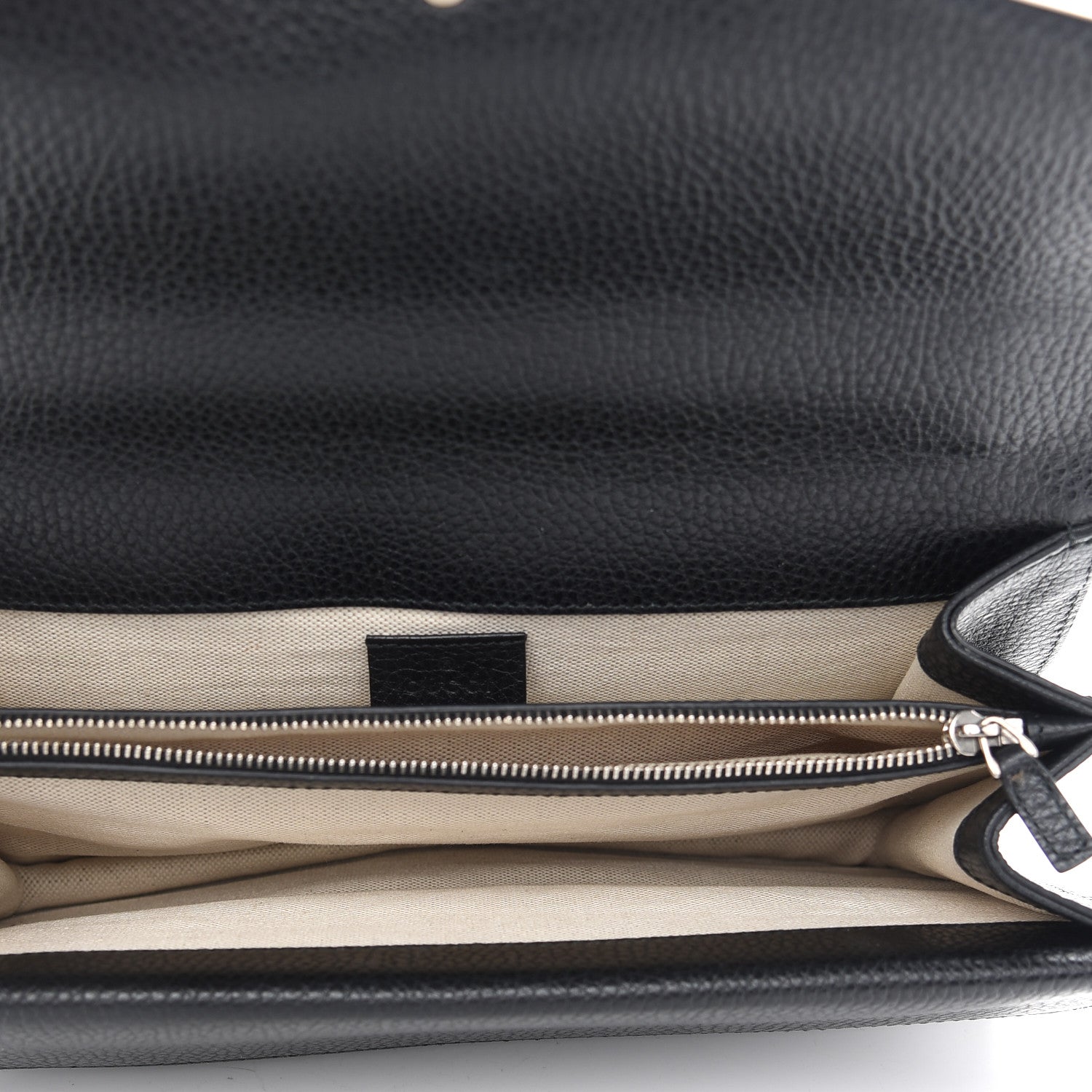 Gucci Pebbled Calfskin Small Dionysus Shoulder Bag Black 5 of 12