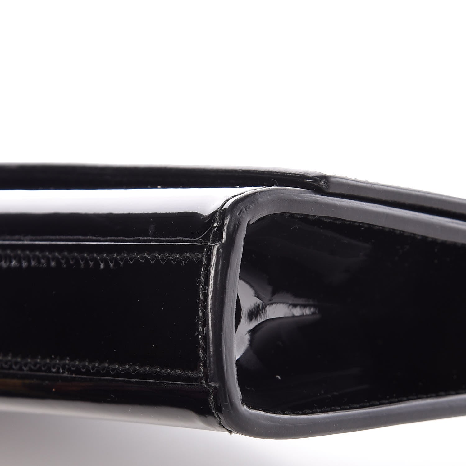 Saint Laurent Patent Classic Monogram Cassandre Clutch Black 14 of 14