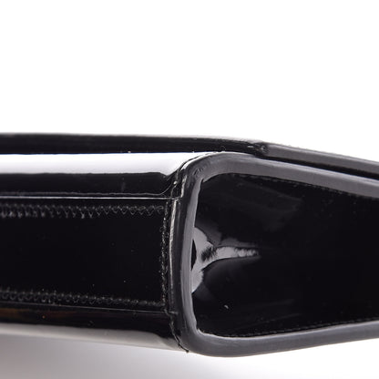 Saint Laurent Patent Classic Monogram Cassandre Clutch Black 14 of 14