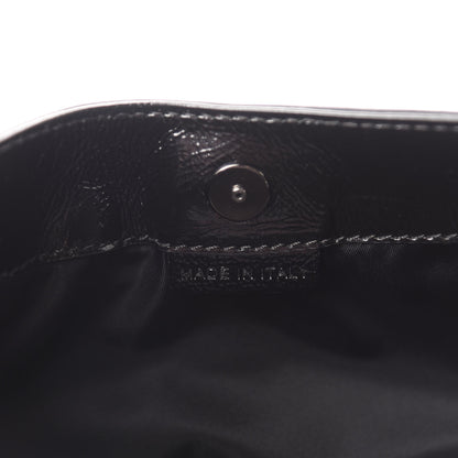 Burberry Nylon Beat Check Pleated Shoulder Bag Black 9 of 11