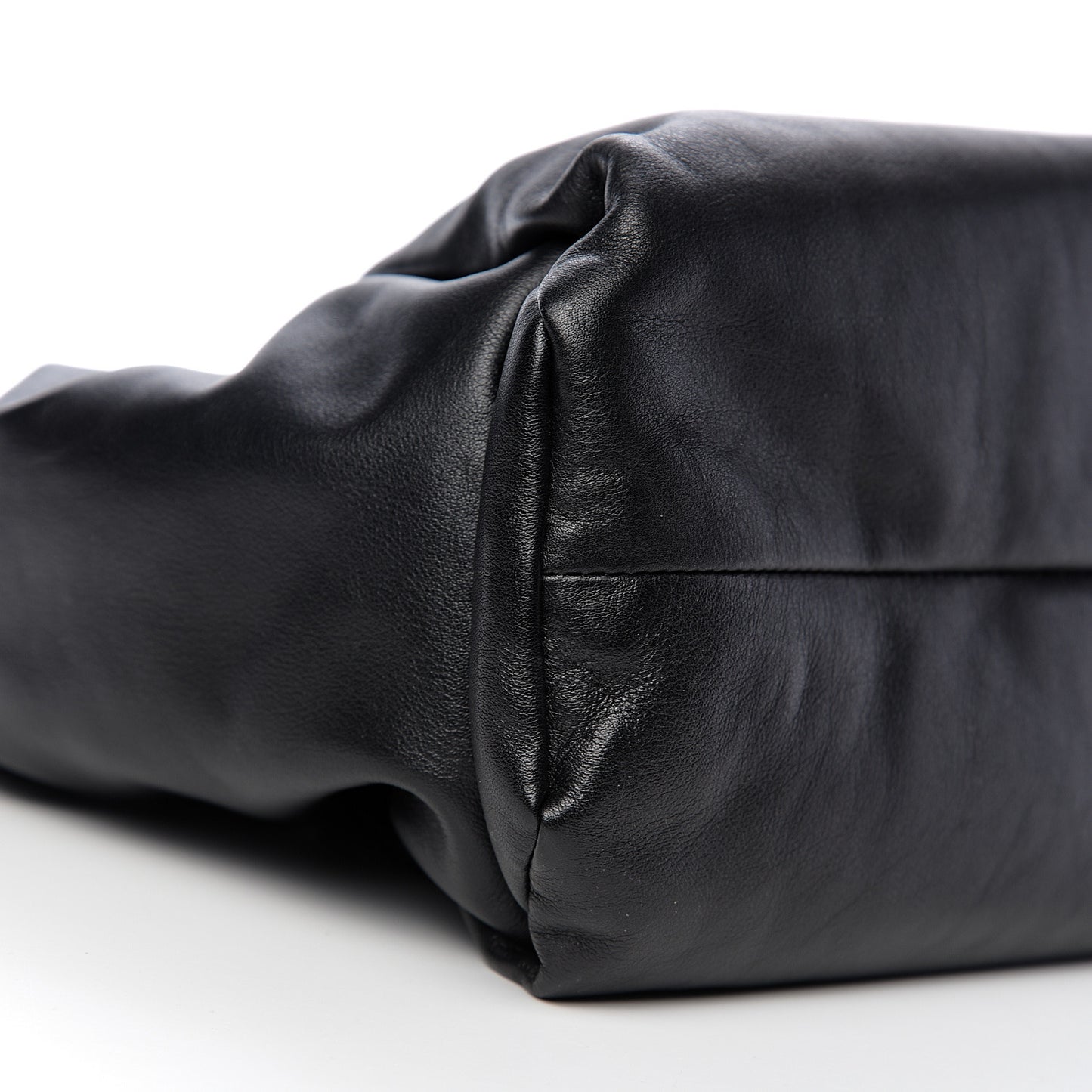 Smooth Butter Calfskin Small The Shoulder Pouch Black