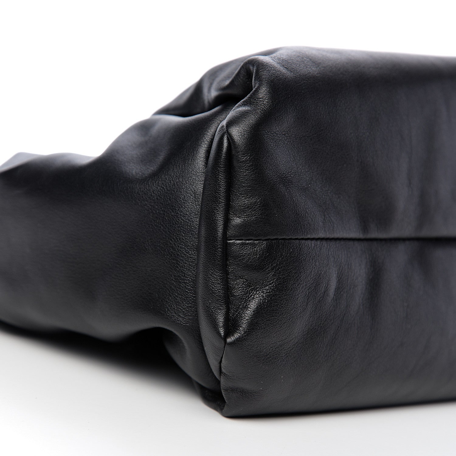 Bottega Veneta Smooth Butter Calfskin Small The Shoulder Pouch Black 7 of 8