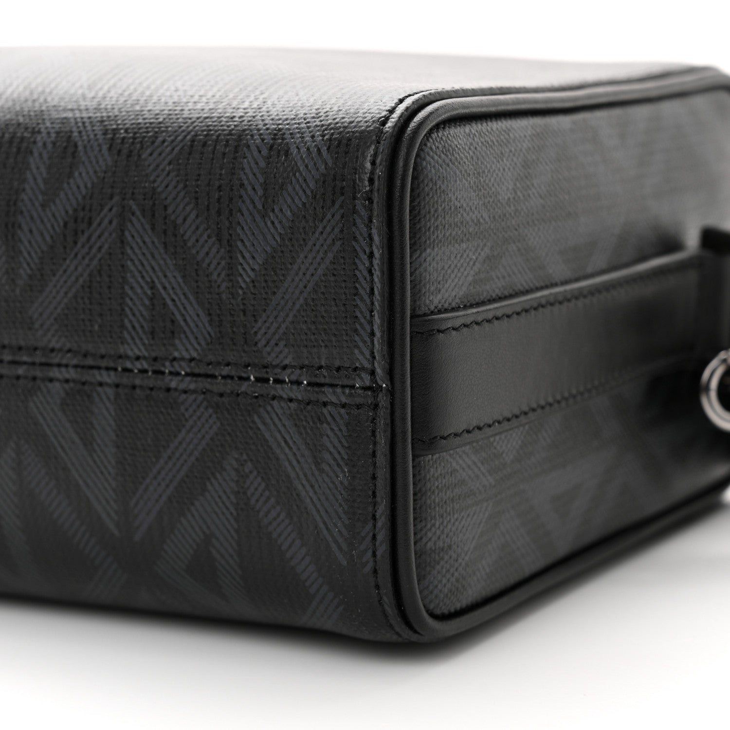 Christian Dior Coated Canvas CD Diamond Lingot 22 Bag Black 10 of 11