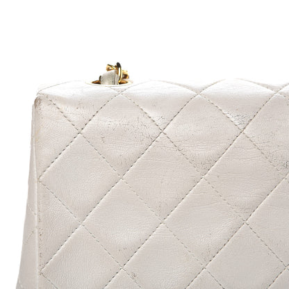 Chanel Lambskin Quilted Small Single Flap White 12 of 17