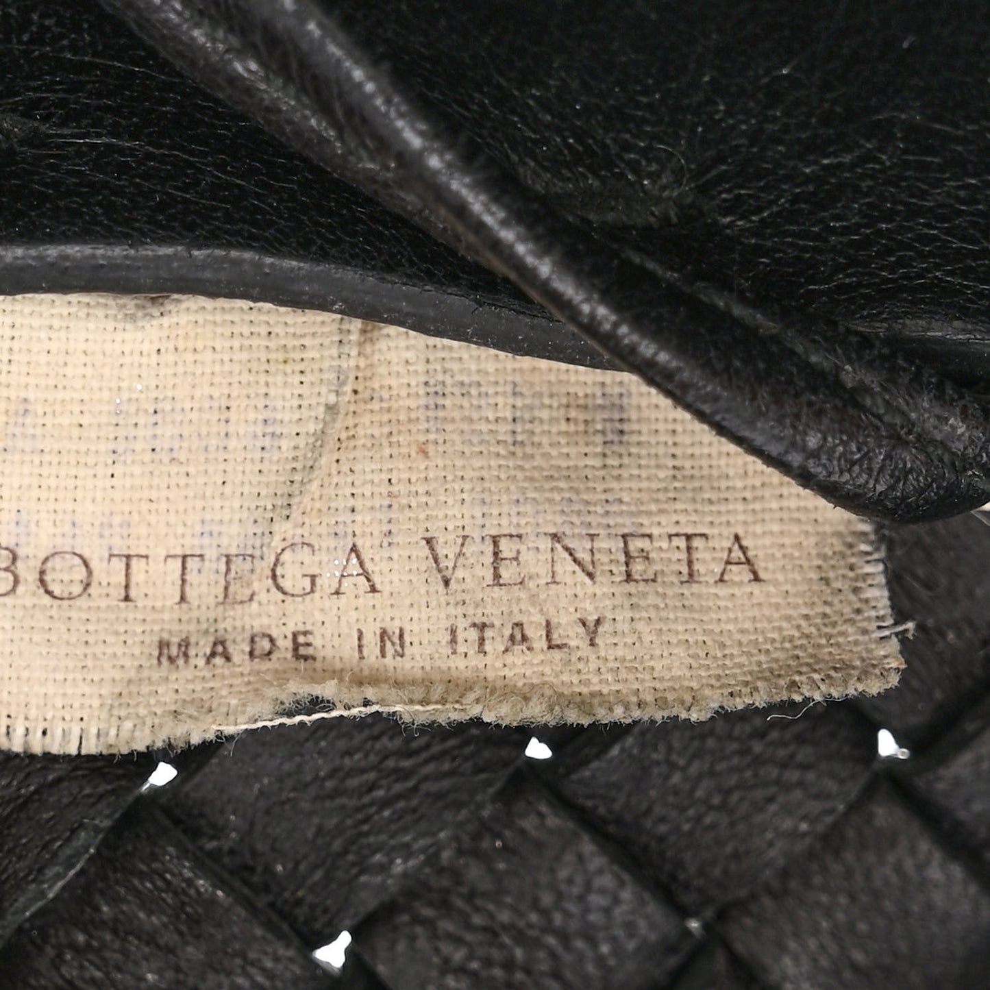 Nappa Intrecciato Mini Cabat Black