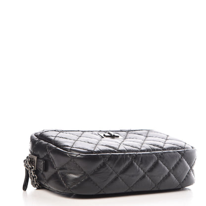 Chanel Aged Calfskin Quilted Mini Reissue Camera Case Black 5 of 11