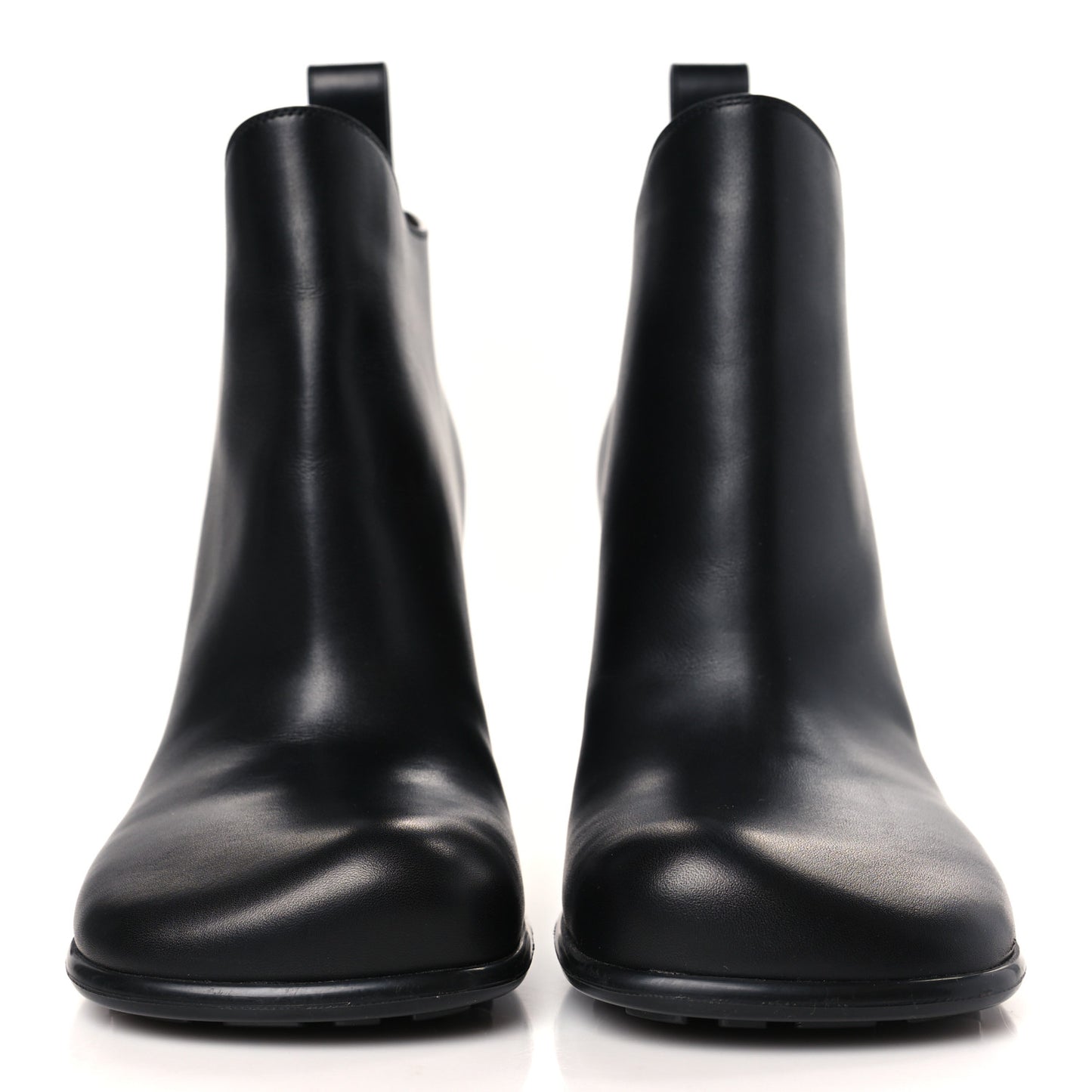 Calfskin Storm Ankle Boots 38 Black