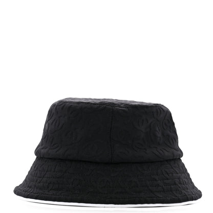 Chanel Mixed Fibers CC Bucket Hat M Black White 6 of 8