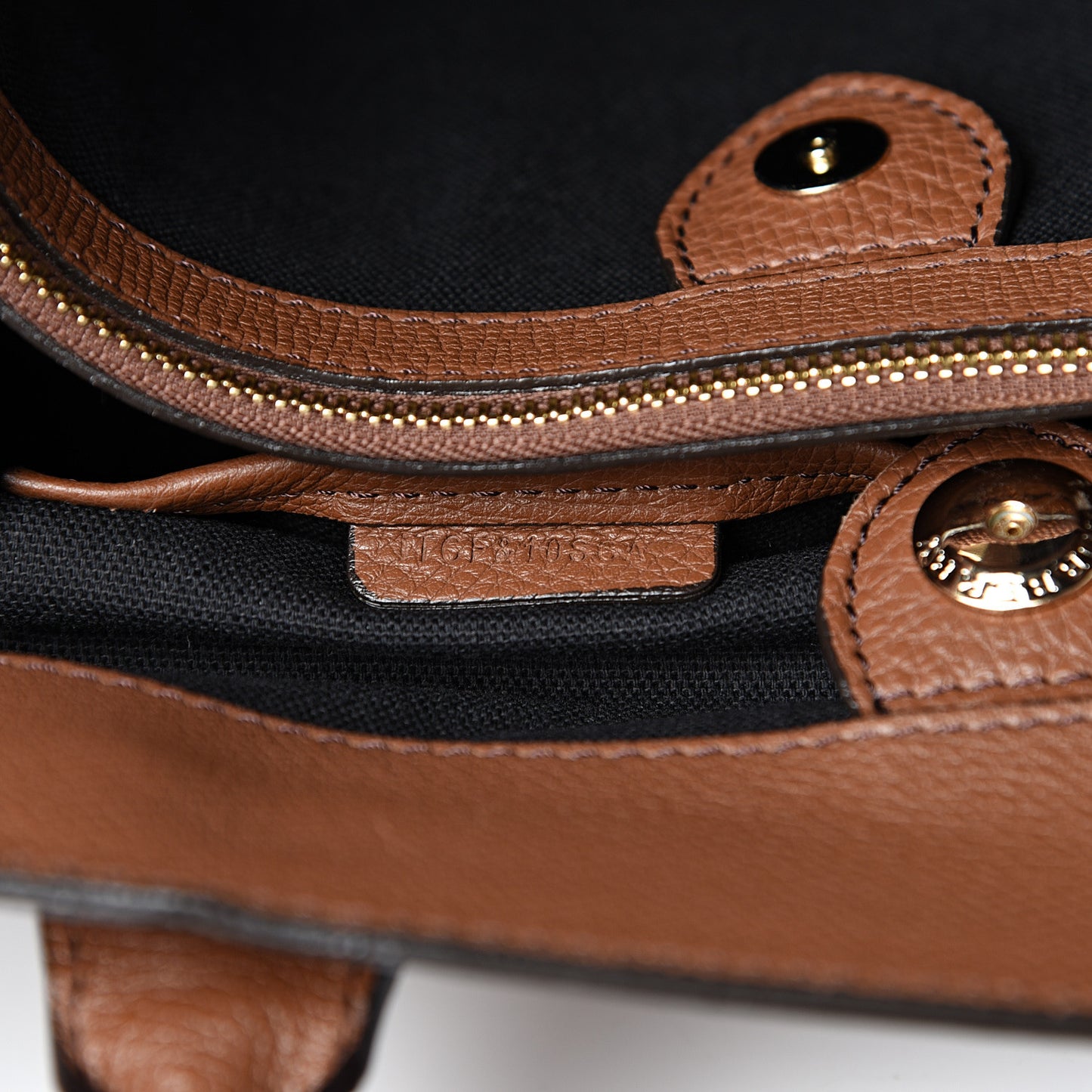 Grainy Calfskin House Check Large Banner Tote Tan