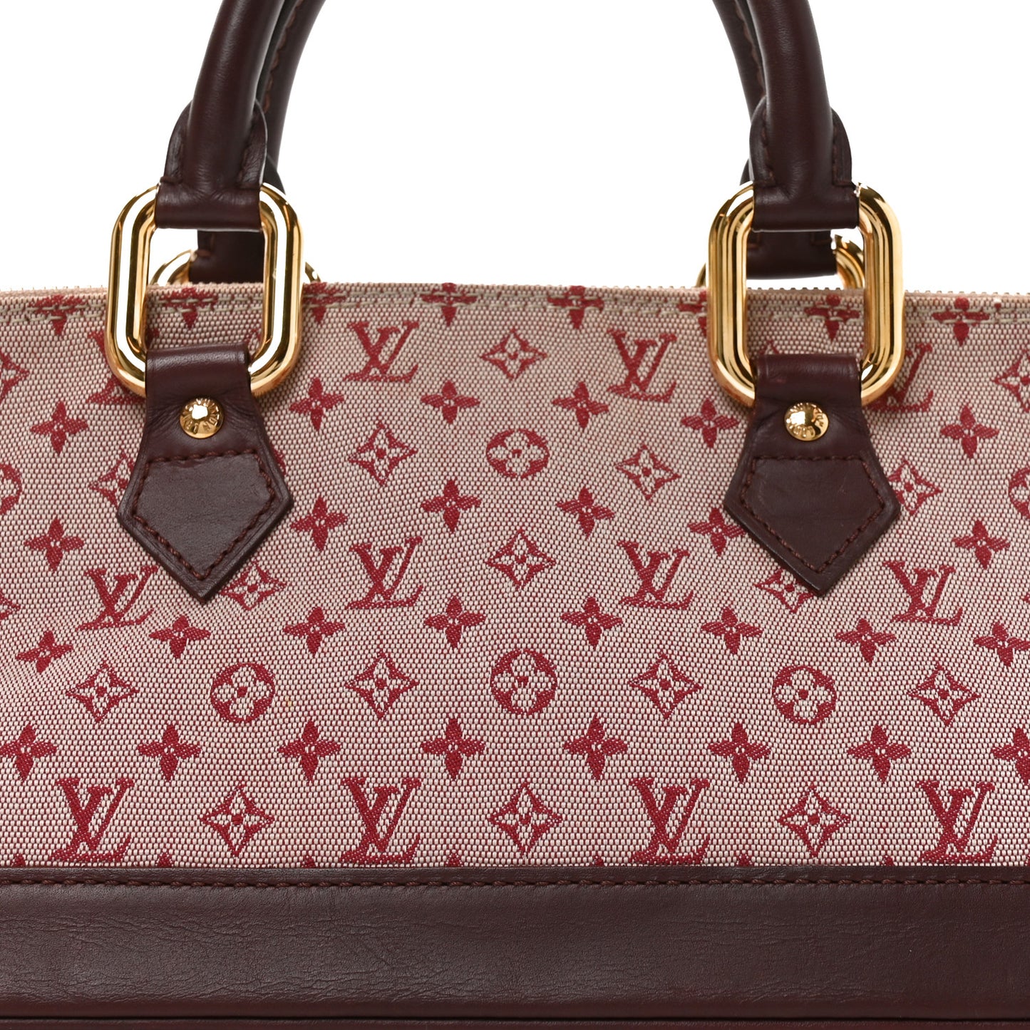 Mini Monogram Alma Long Cherry