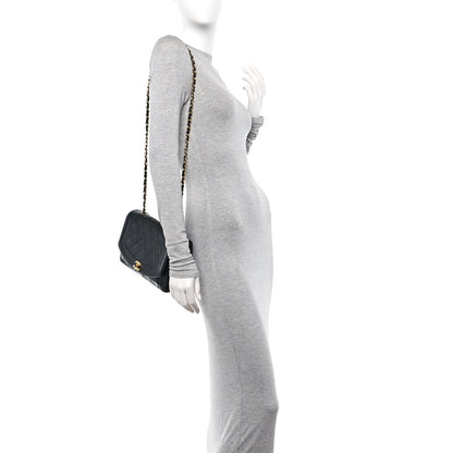 Chanel Lambskin Quilted Medium Single Flap Black 2 of 12