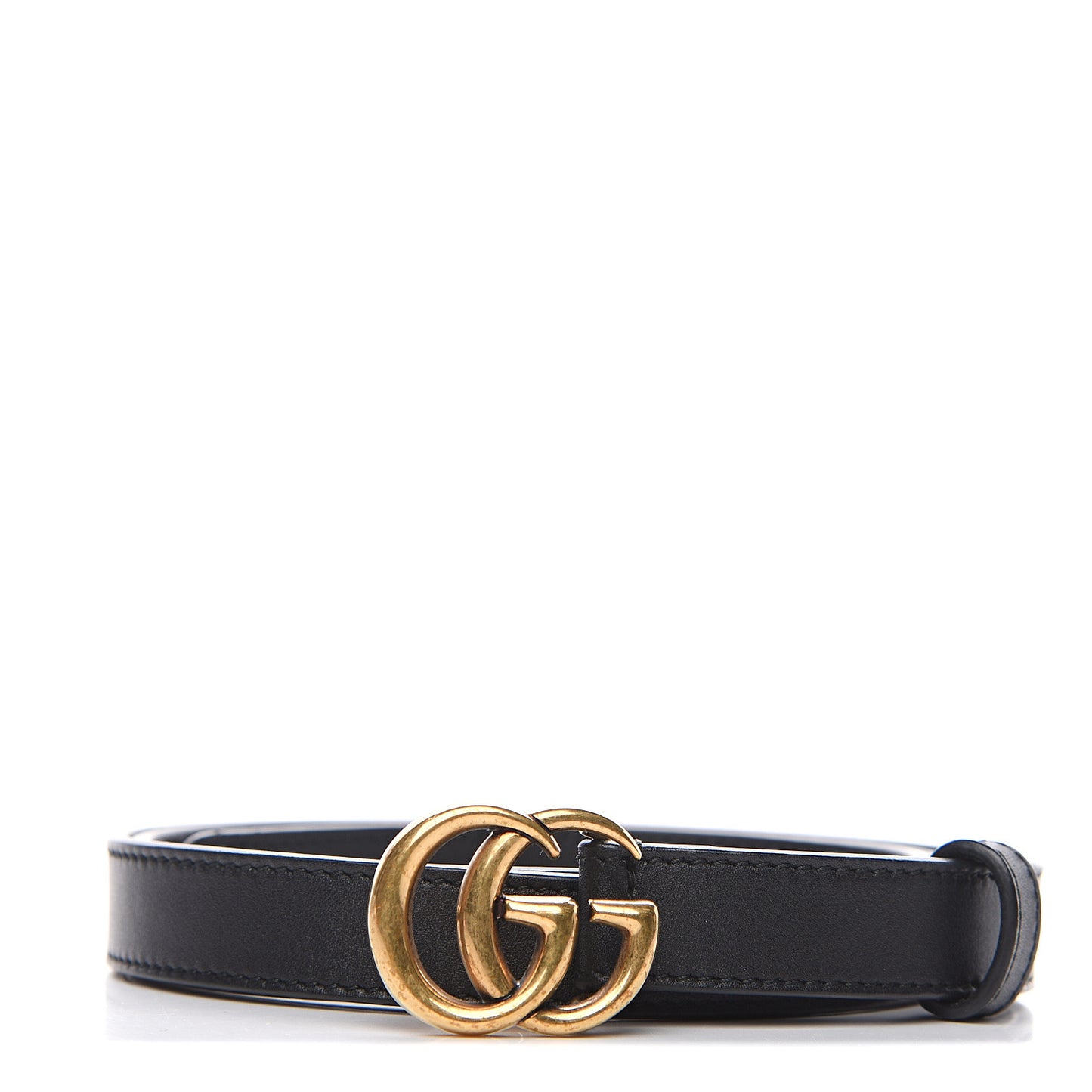 Calfskin Double G 20mm Belt 90 36 Black