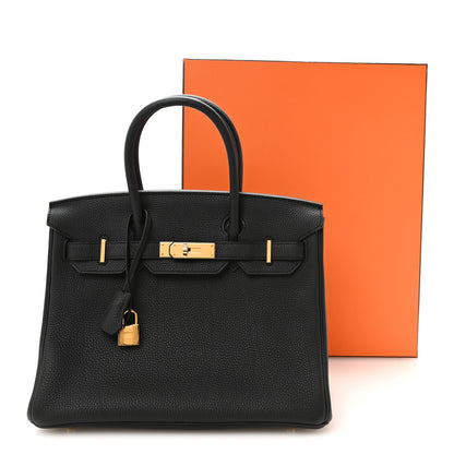 Hermes Togo BIRKIN 30 Black 10 of 10