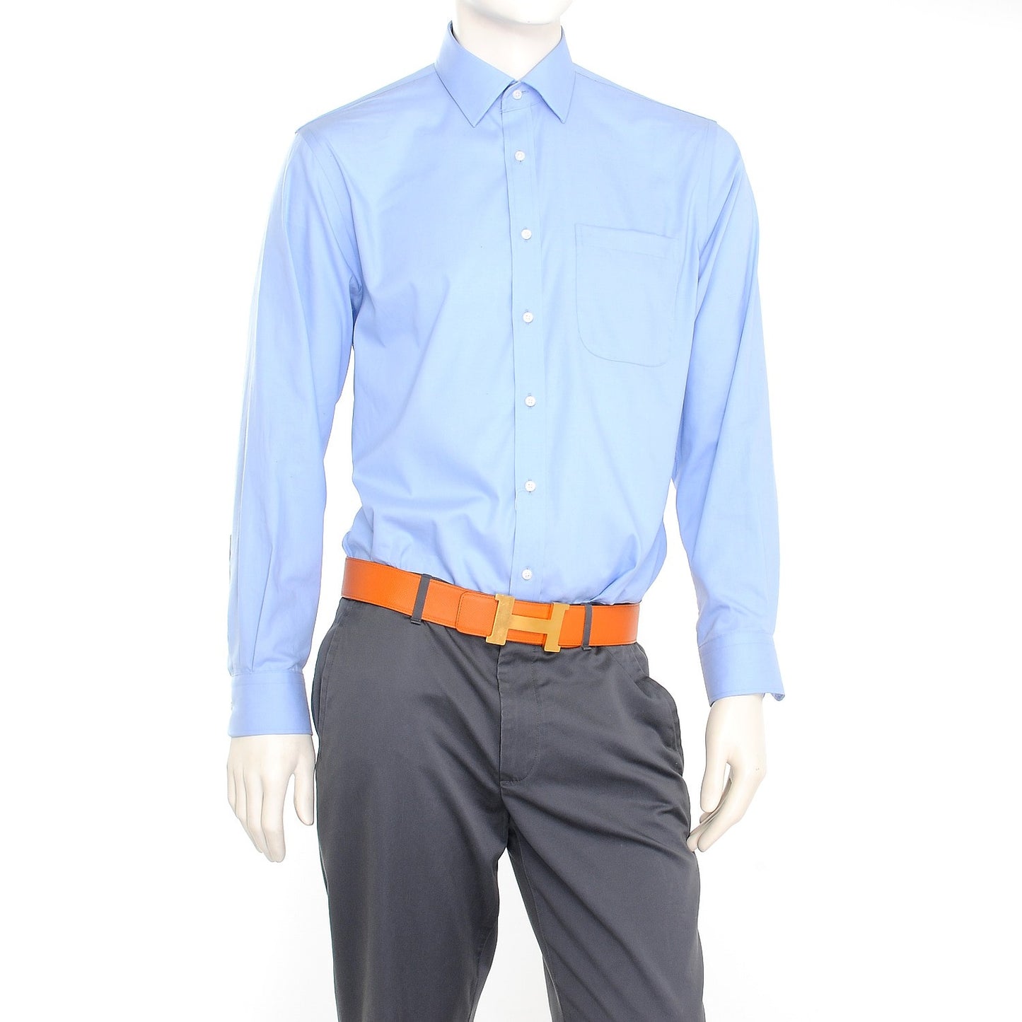 Epsom 42mm Constance H Belt 85 Orange Gold