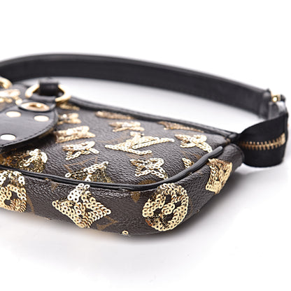 Louis Vuitton Monogram Sequins Eclipse Pochette Gold 8 of 20