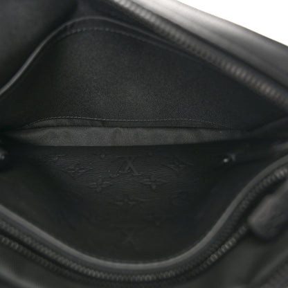 Louis Vuitton Calfskin Monogram Shadow Trio Messenger Black 7 of 11