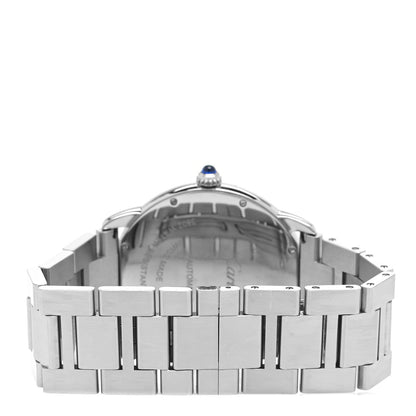 Cartier Stainless Steel 42mm Ronde Solo Automatic Watch Blue 3 of 5