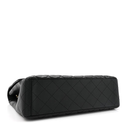 Chanel Caviar Quilted Maxi Single Flap Black 4 of 11