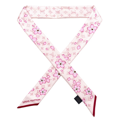 Louis Vuitton LV X TM Silk Monogram Cherry Blossom BB Bandeau Pink 1 of 4