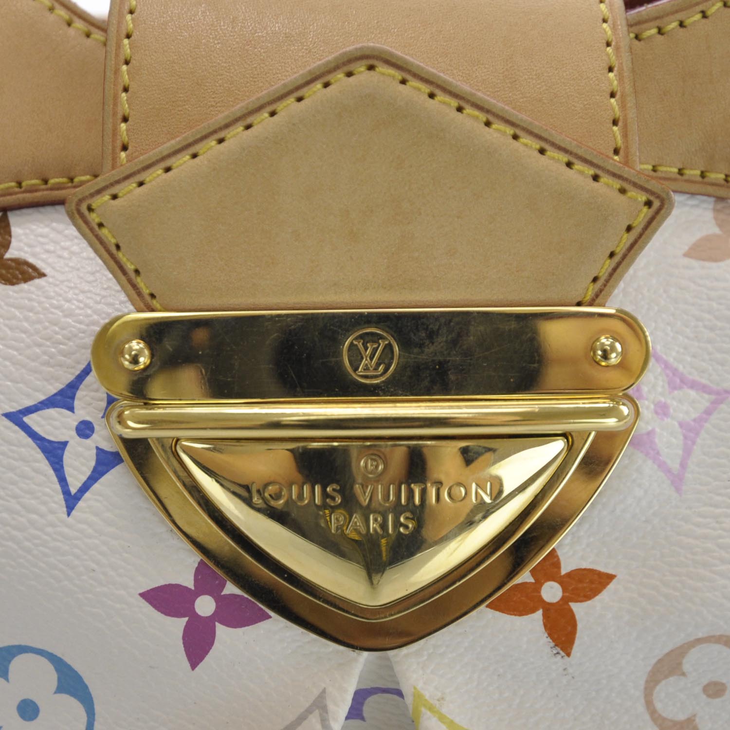 Louis Vuitton Monogram Multicolor Ursula White 5 of 9