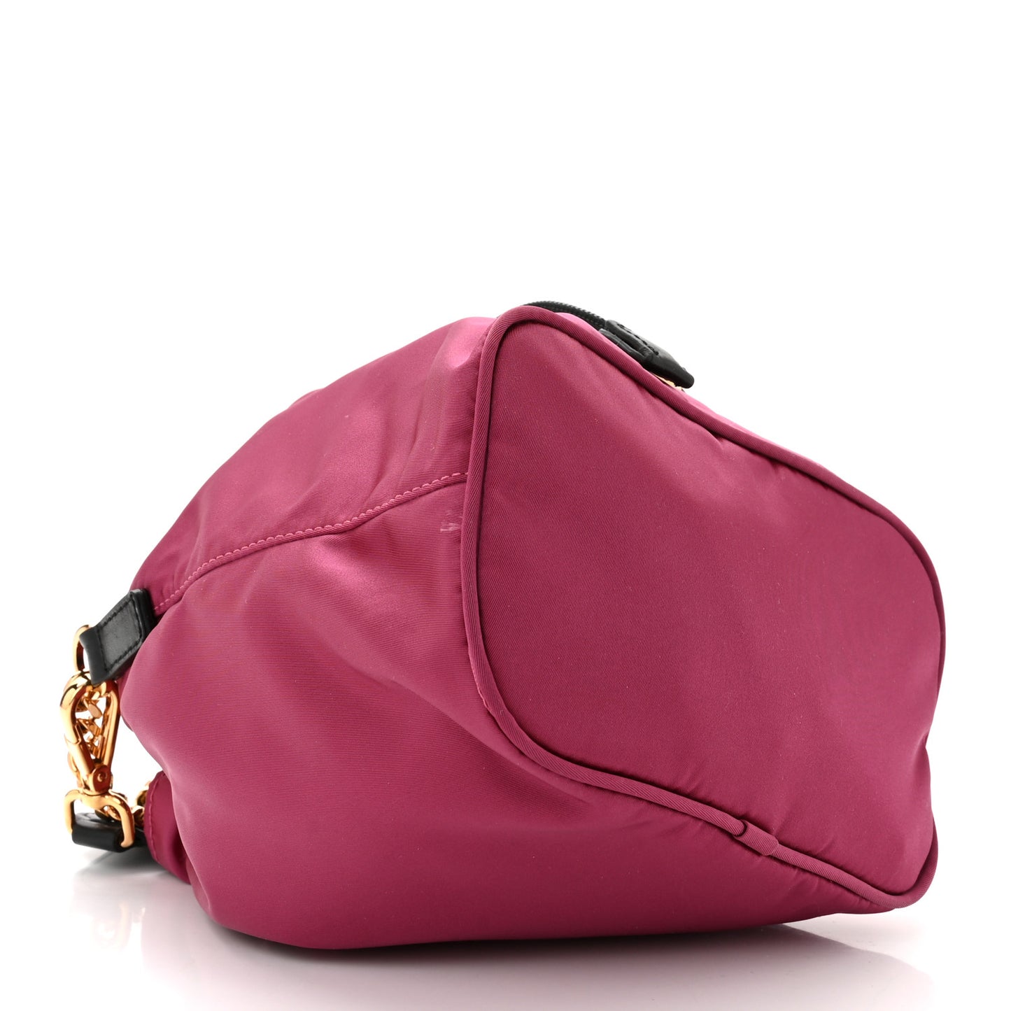 NylonMedusa Drawstring Bucket Bag Dahlia Black