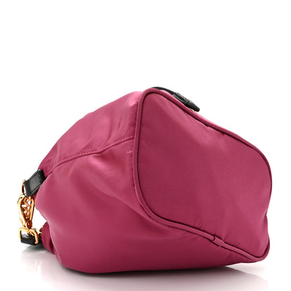 Versace NylonMedusa Drawstring Bucket Bag Dahlia Black 3 of 8