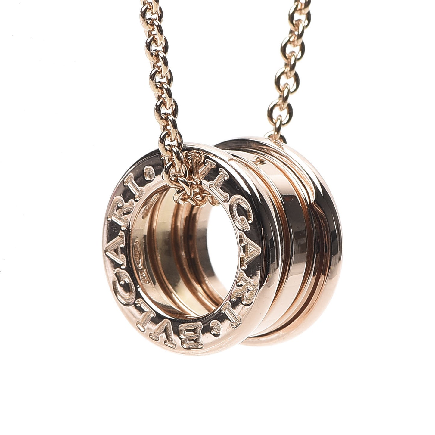 18K Rose Gold B.Zero1 Pendant Necklace