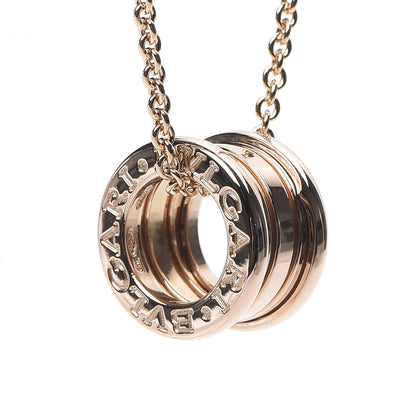 Bulgari 18K Rose Gold B.Zero1 Pendant Necklace 3 of 5