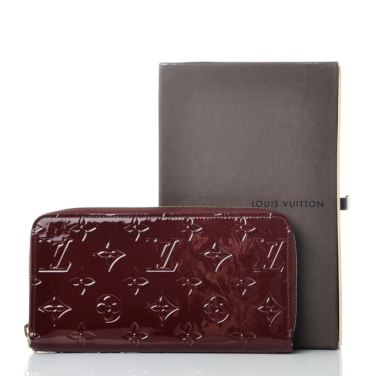 Louis Vuitton Vernis Zippy Wallet Griotte 8 of 8