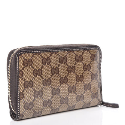 Gucci Crystal Monogram Zip Around Wallet Brown 3 of 10