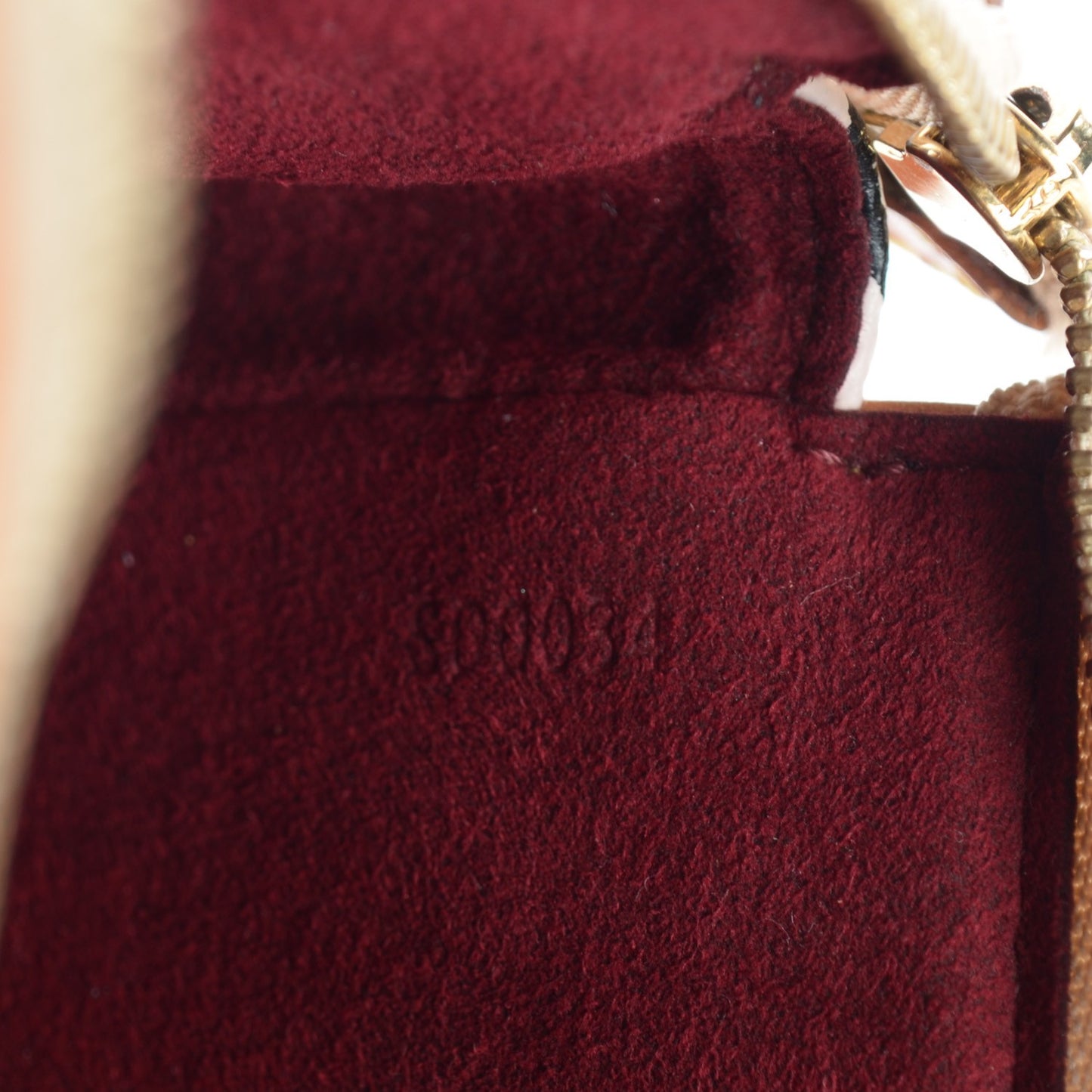 Monogram Multicolor Pochette Accessories White