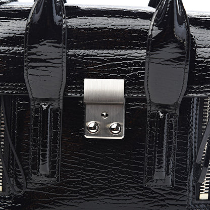 3.1 Phillip Lim 3.1 Textured Patent Mini Pashli Satchel Black 10 of 10