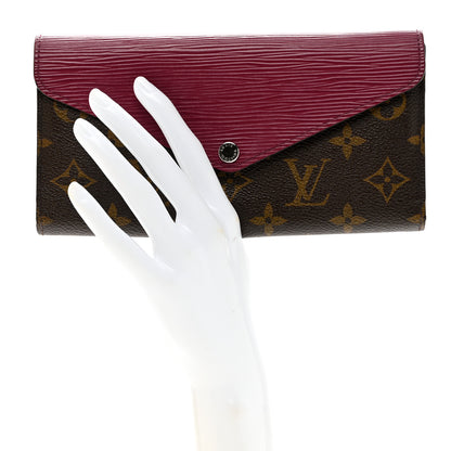 Louis Vuitton Monogram Epi Marie-Lou Long Wallet Fuchsia 2 of 9