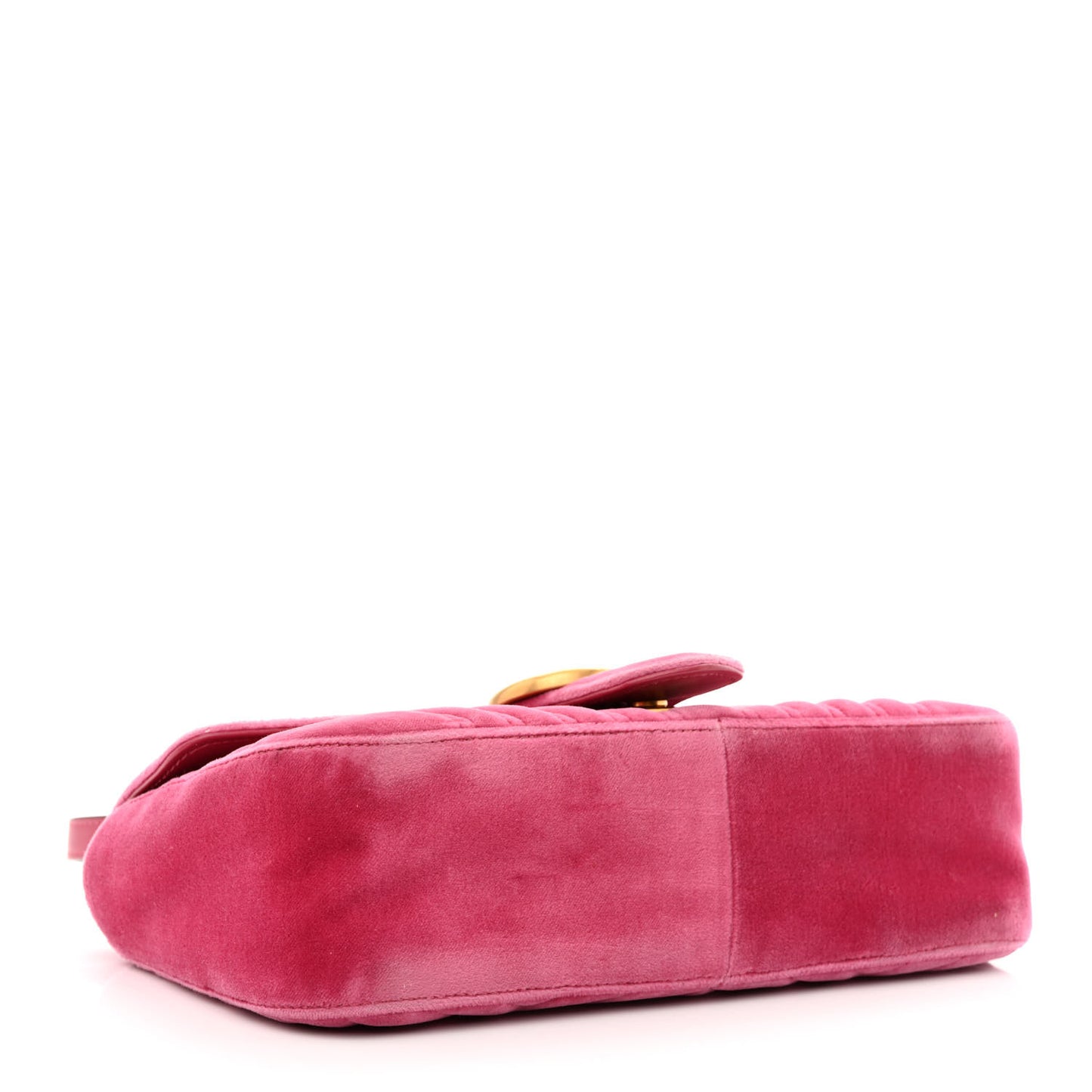 Velvet Matelasse Small GG Marmont Shoulder Bag Light Raspberry Rose