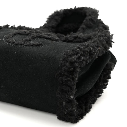 Telfar X UGG Suede Shearling Small Shopping Bag Black 12 of 12
