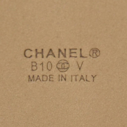 Chanel Leather CC Logo Belt 90 36 Black 5 of 7
