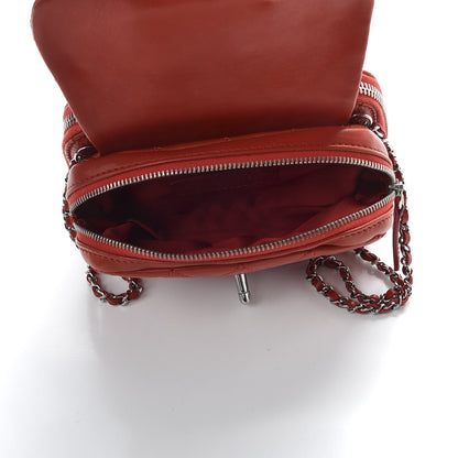 Chanel Lambskin Quilted New Mini Flap Red 5 of 9