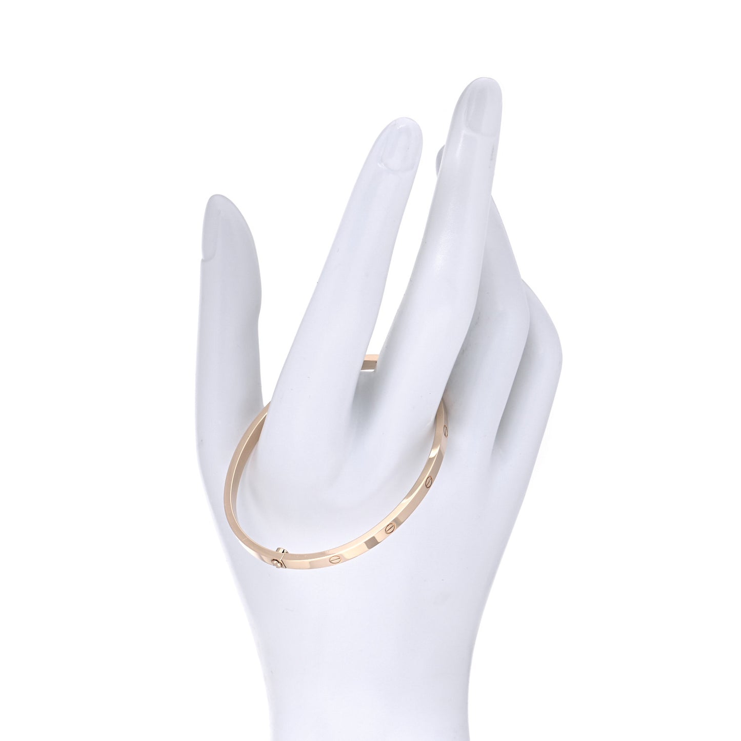 18K Yellow Gold Small LOVE Bracelet 17