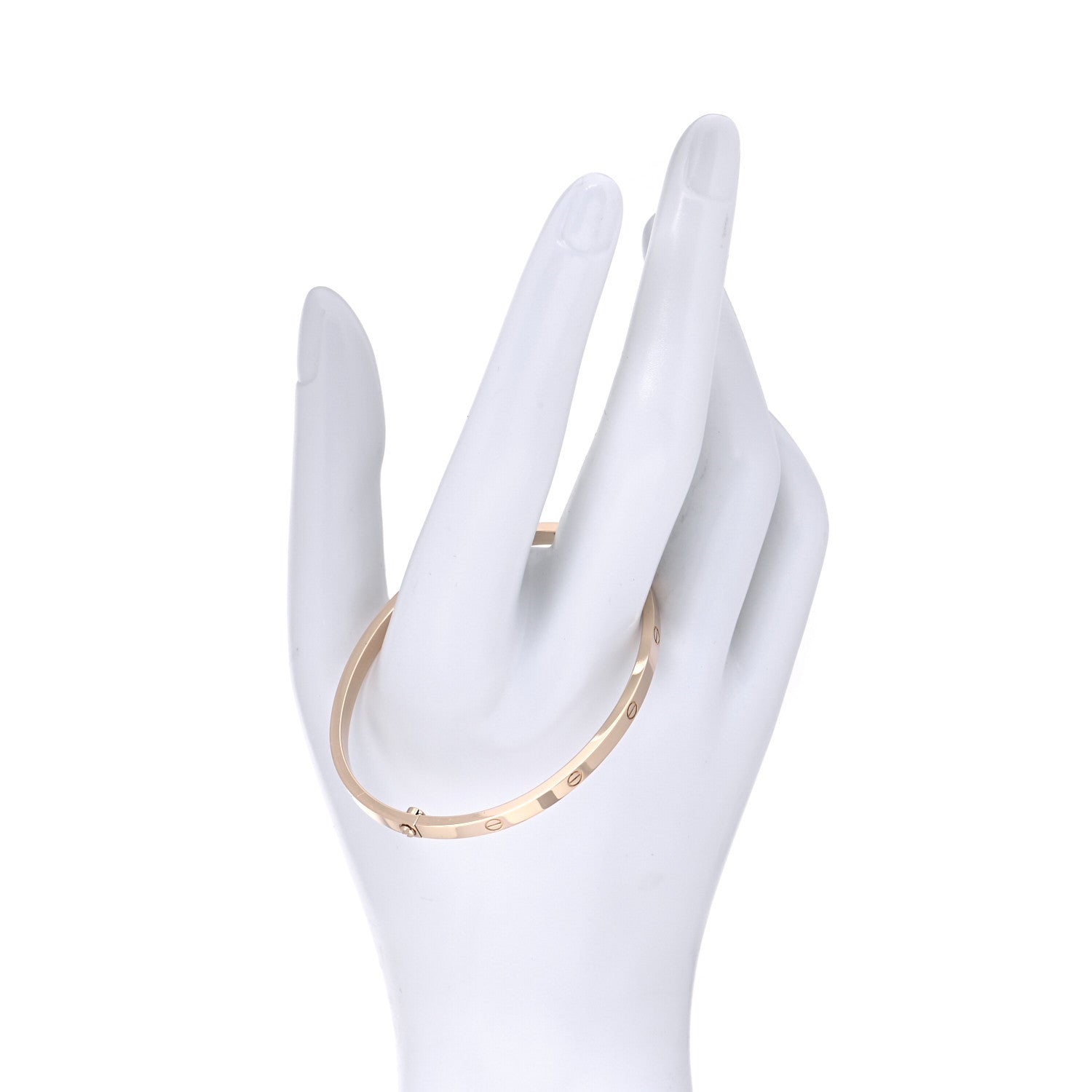 Cartier 18K Yellow Gold Small LOVE Bracelet 17 2 of 9